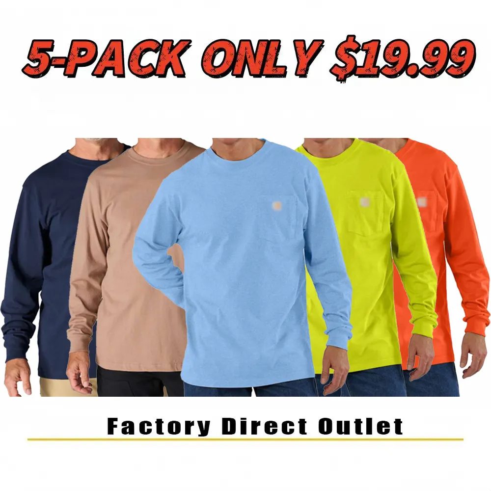 🔥Last Day Promotion!CHT Men's K87 Workwear Loose Fit Heavyweight Short-Sleeve Pocket T-Shirt (Also Available in Big & Tall)