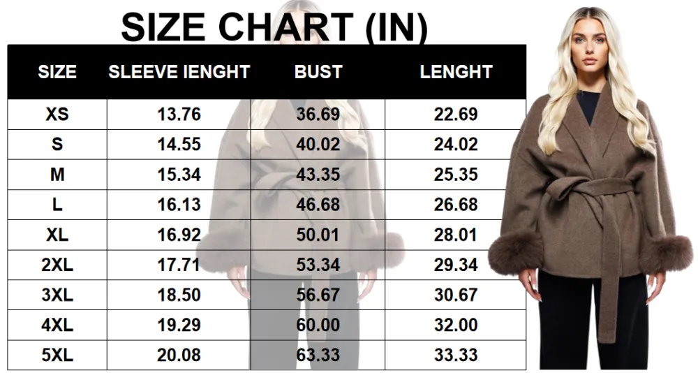 Women's Elegant Solid Color Waist Tie Plush Long Sleeve Thermal Wrap Coat