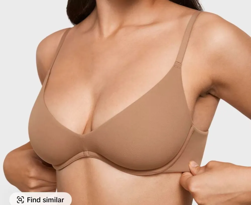 Women's Inbarely Plus Plunge Bra - Unlined Underwire Sexy Demi Balconette Bras