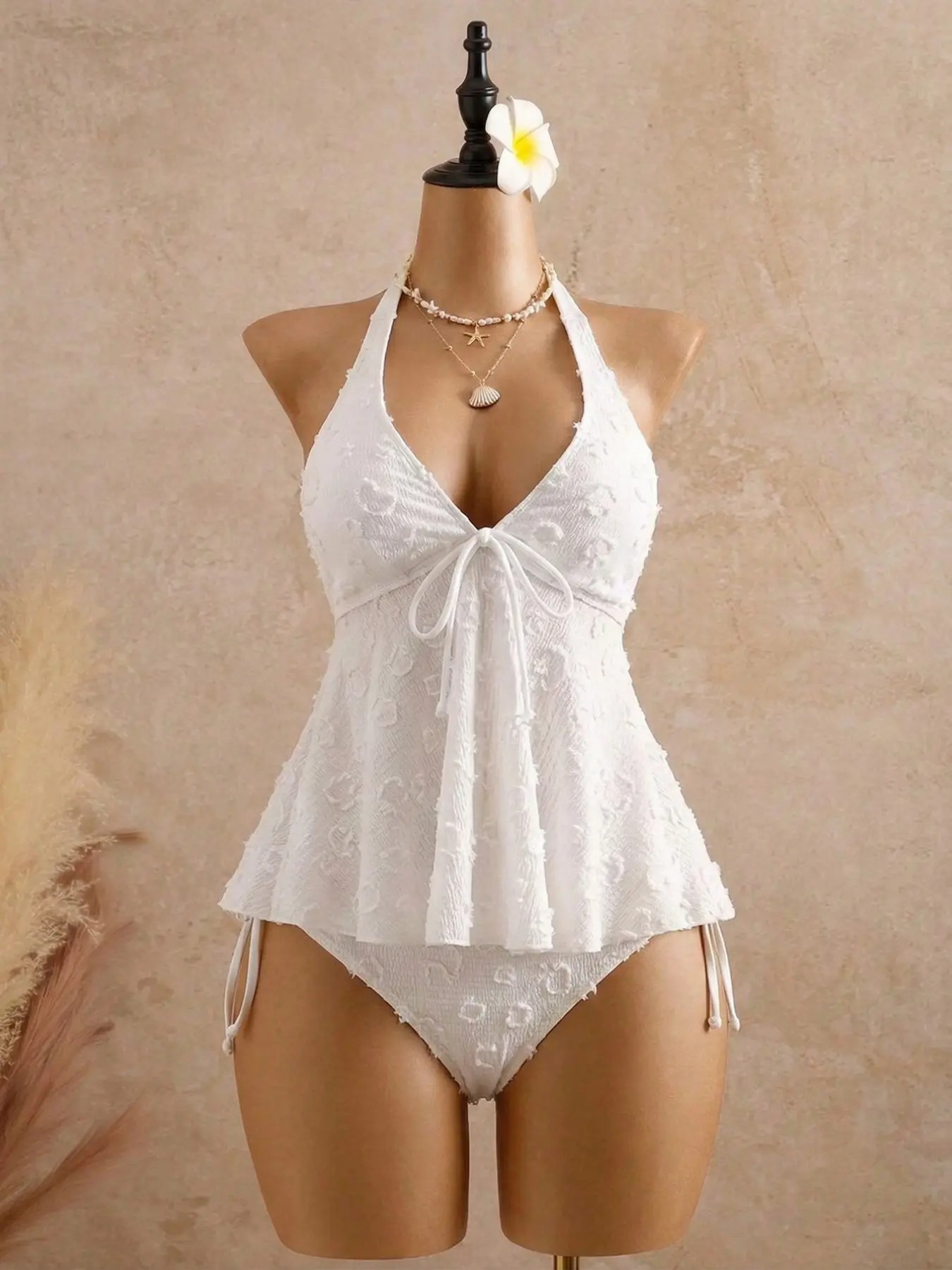 Women's Fashion Tankini Swimsuit, Stylish Two-Piece Swimwear