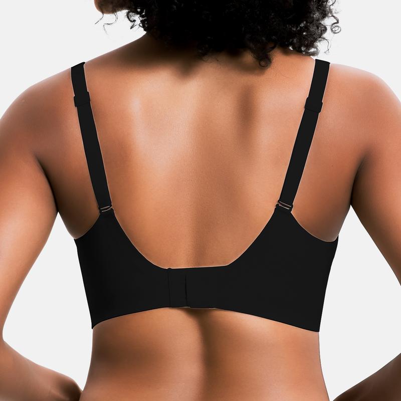 ✨🎁 Buy 1 Get 3 Packs🔥Womens Comfortable Wireless Bras Push Up Bralettes Seamless Tshirts Bras Deep V Everyday Bras