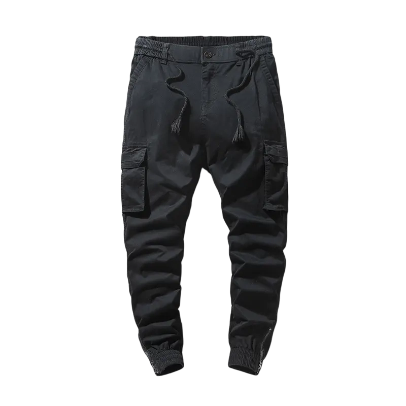 Men’s Military Green Cargo Pants – Stretch Tactical Work Pants with Multi Pockets & Zippered Cuffs