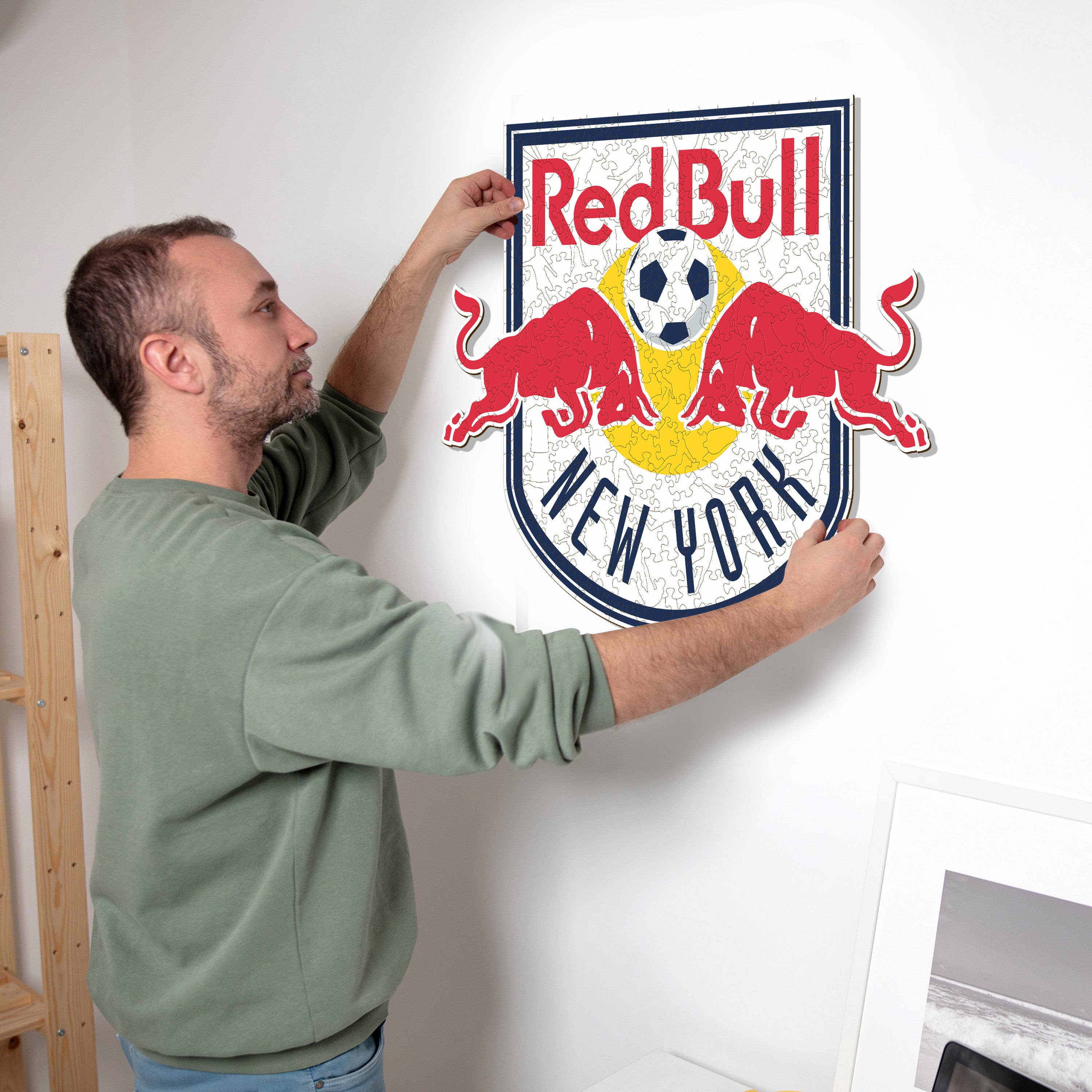 New York Red Bulls® Logo - Wooden Puzzle