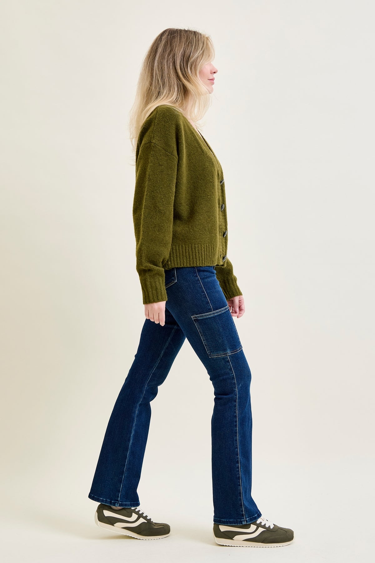 Daisy Cargo Bootcut Jeans