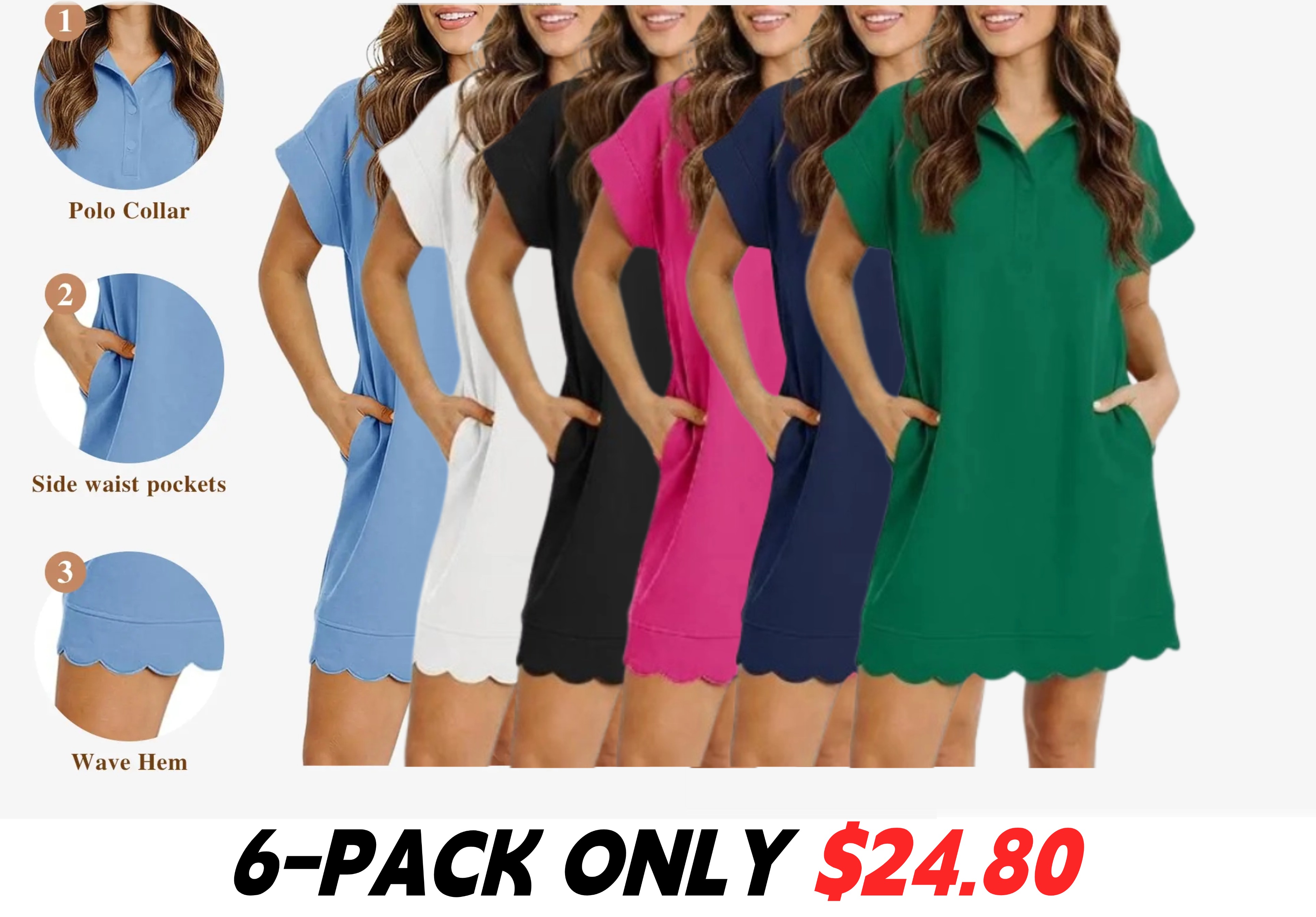 ⚡FINAL SALE⚡Women's Sporty Summer T-Shirt Dress