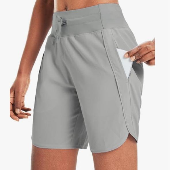 Women’s High-Waist Quick-Dry Athletic Shorts (3