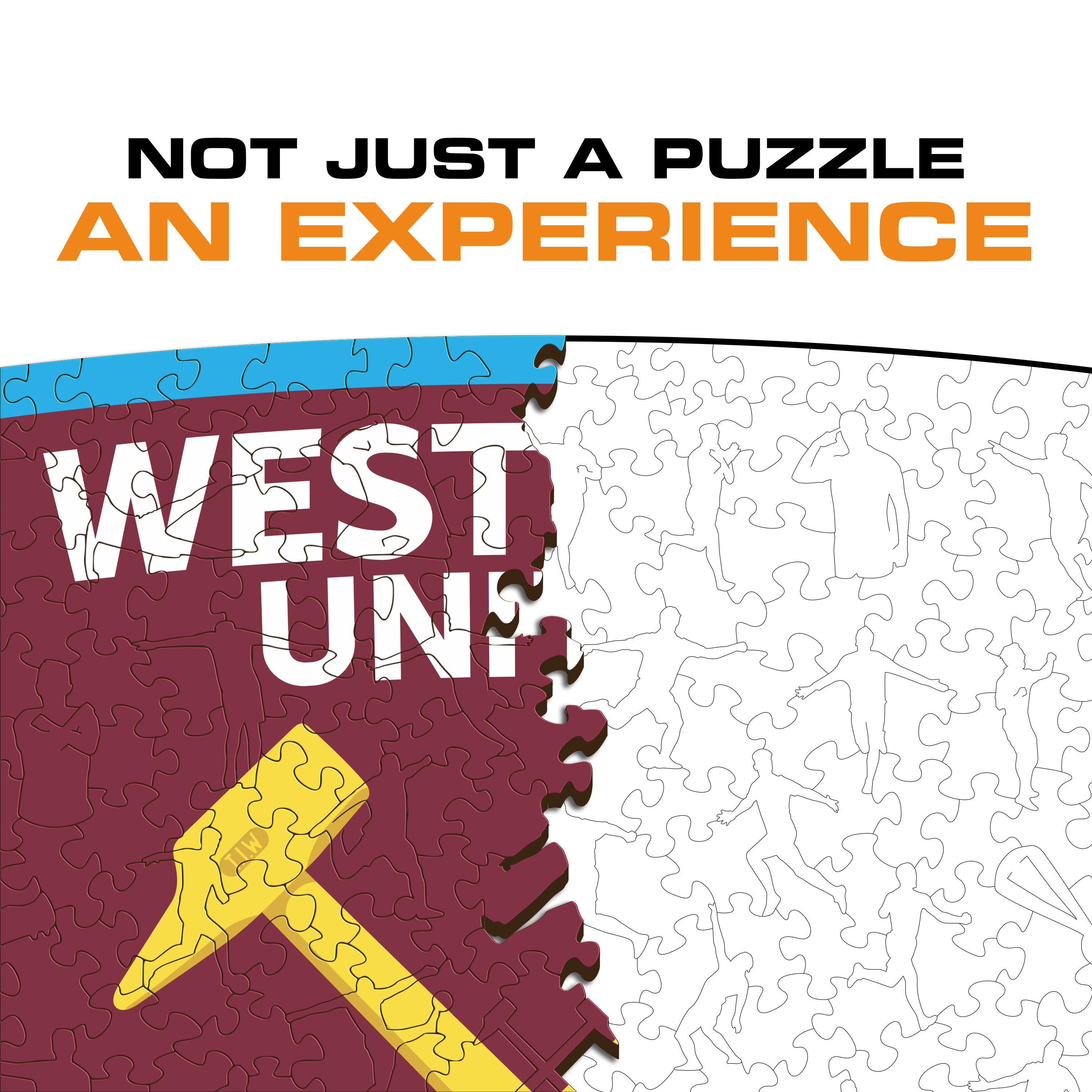 West Ham United FC® Logo - Wooden Puzzle