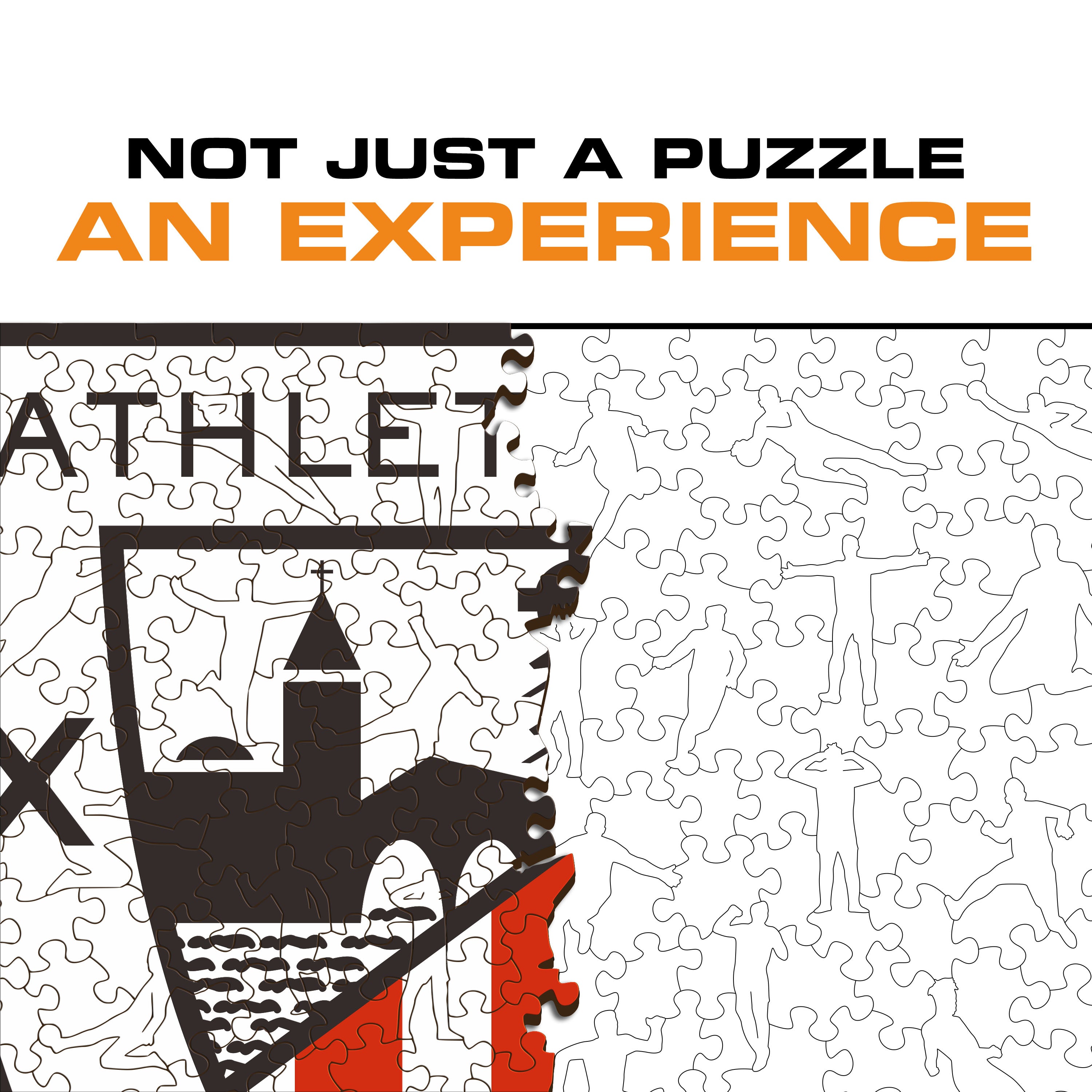 Athletic Club® Logo - Wooden Puzzle