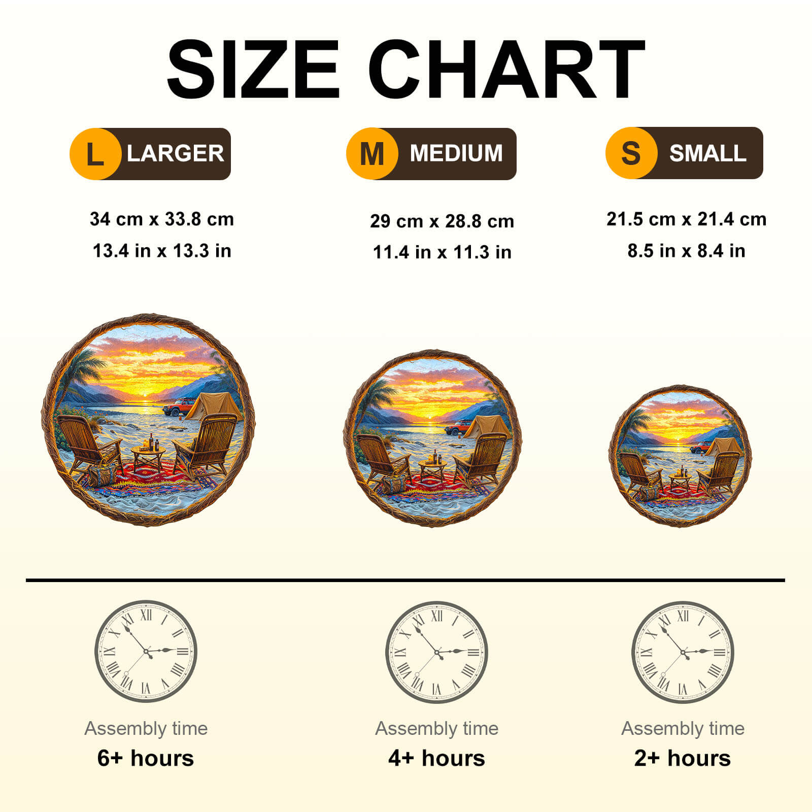 Desert Travel Wooden Jigsaw Puzzle