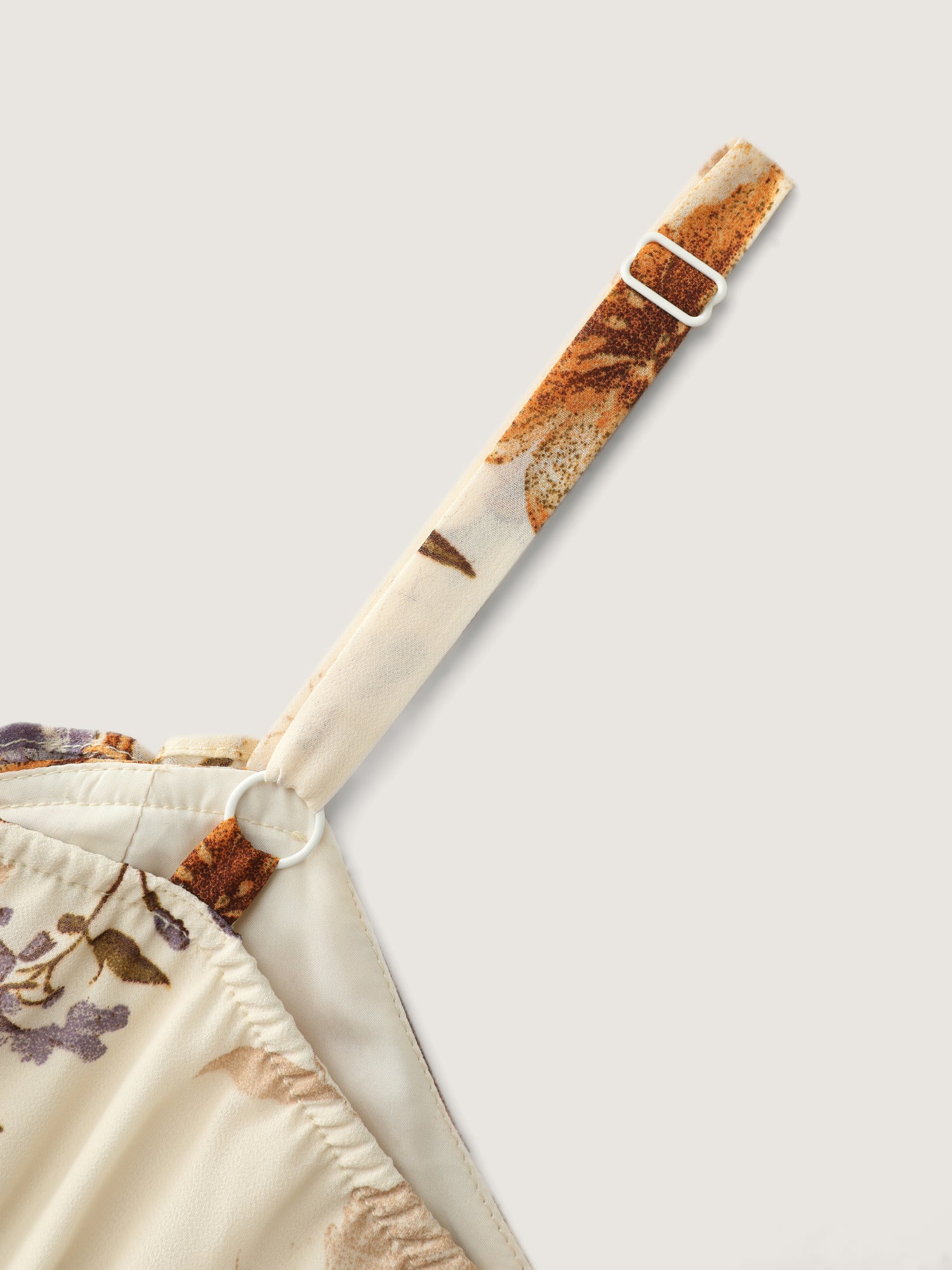 Floral Print Sweetheart Neckline Slit Maxi Dress