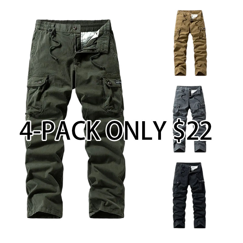 Washed Vintage Loose Tapered Work Pants