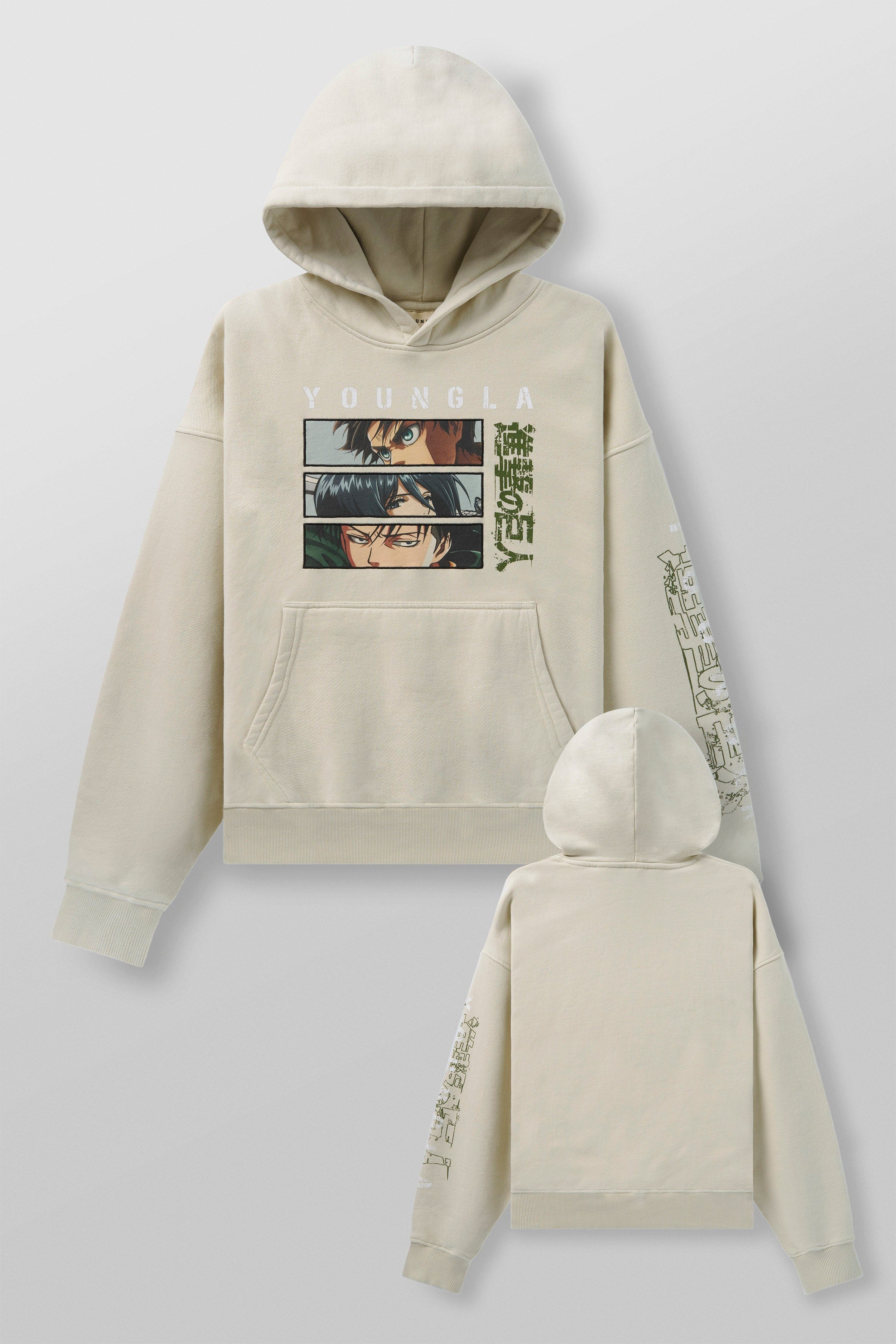 5129 - AOT©  x YLA Pullover Hoodies