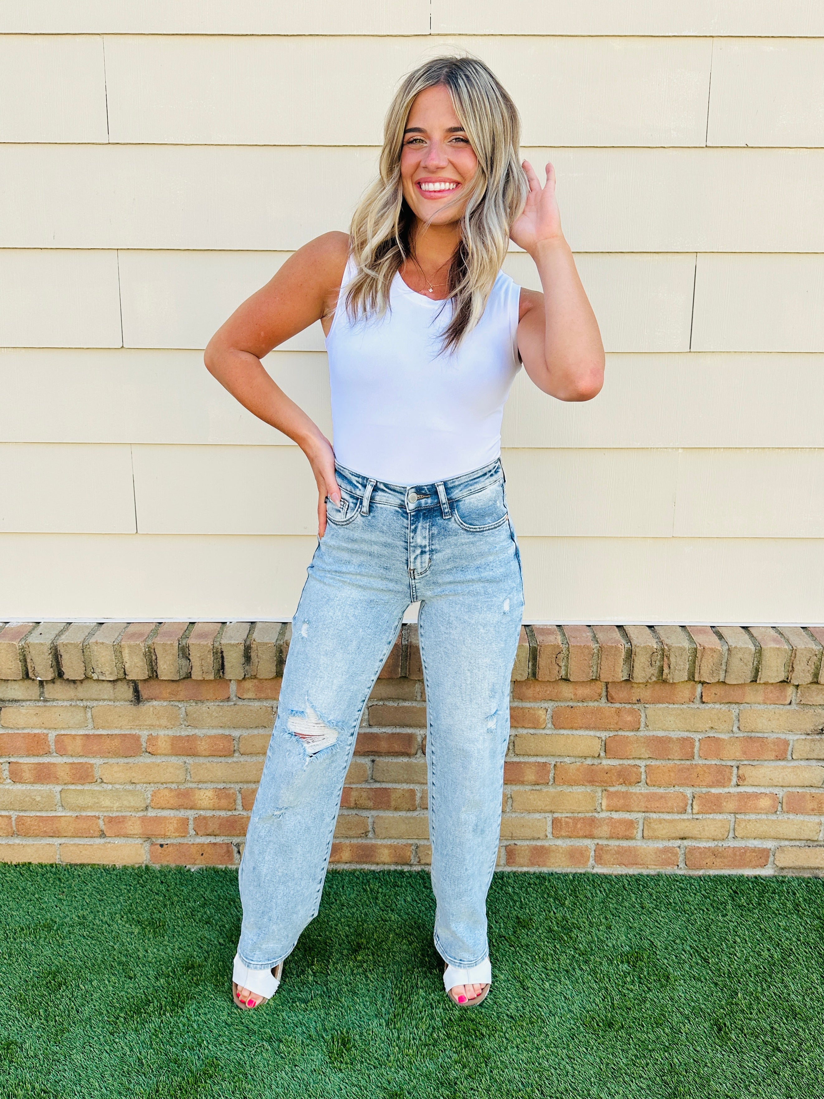 Judy Blue The Perfect Date Straight Jeans