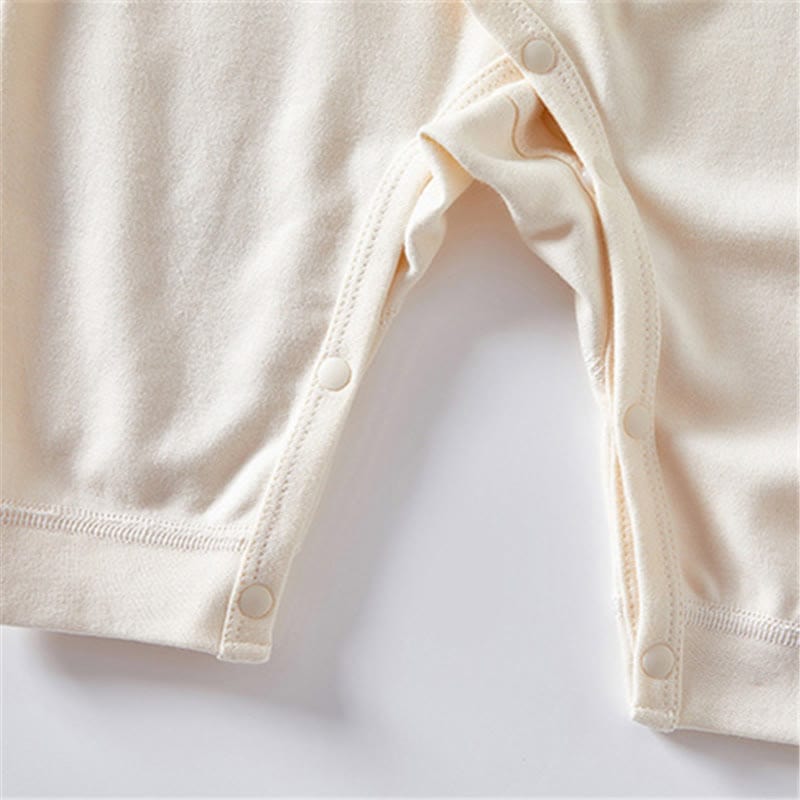 Baby Bear Kimono Romper with Bib and Hat