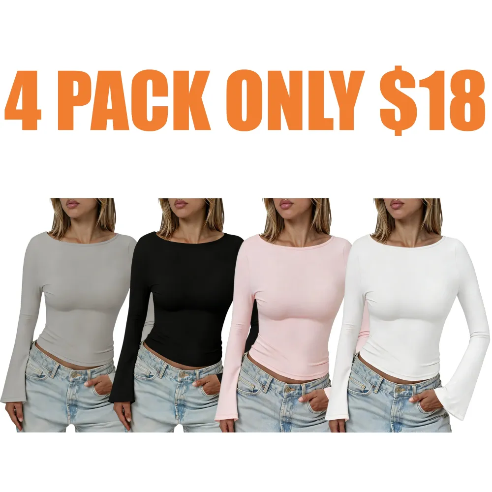 Women's Long Bell Sleeve Shirts