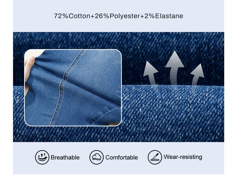 Women's High Waisted Wide Leg Cropped Jeans – Relaxed Fit Light Wash Denim with Rolled Cuffs