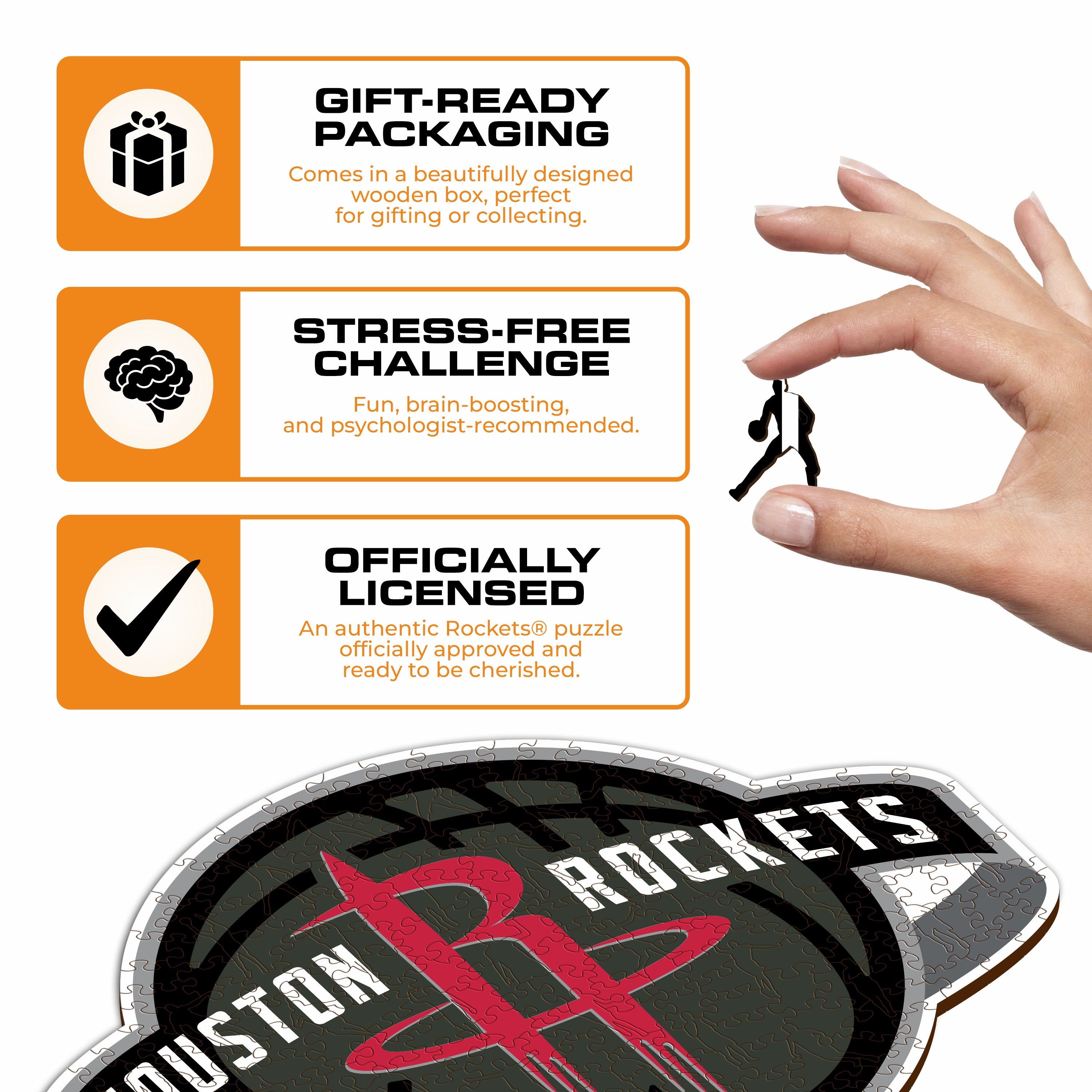 Houston Rockets™ - Wooden Puzzle