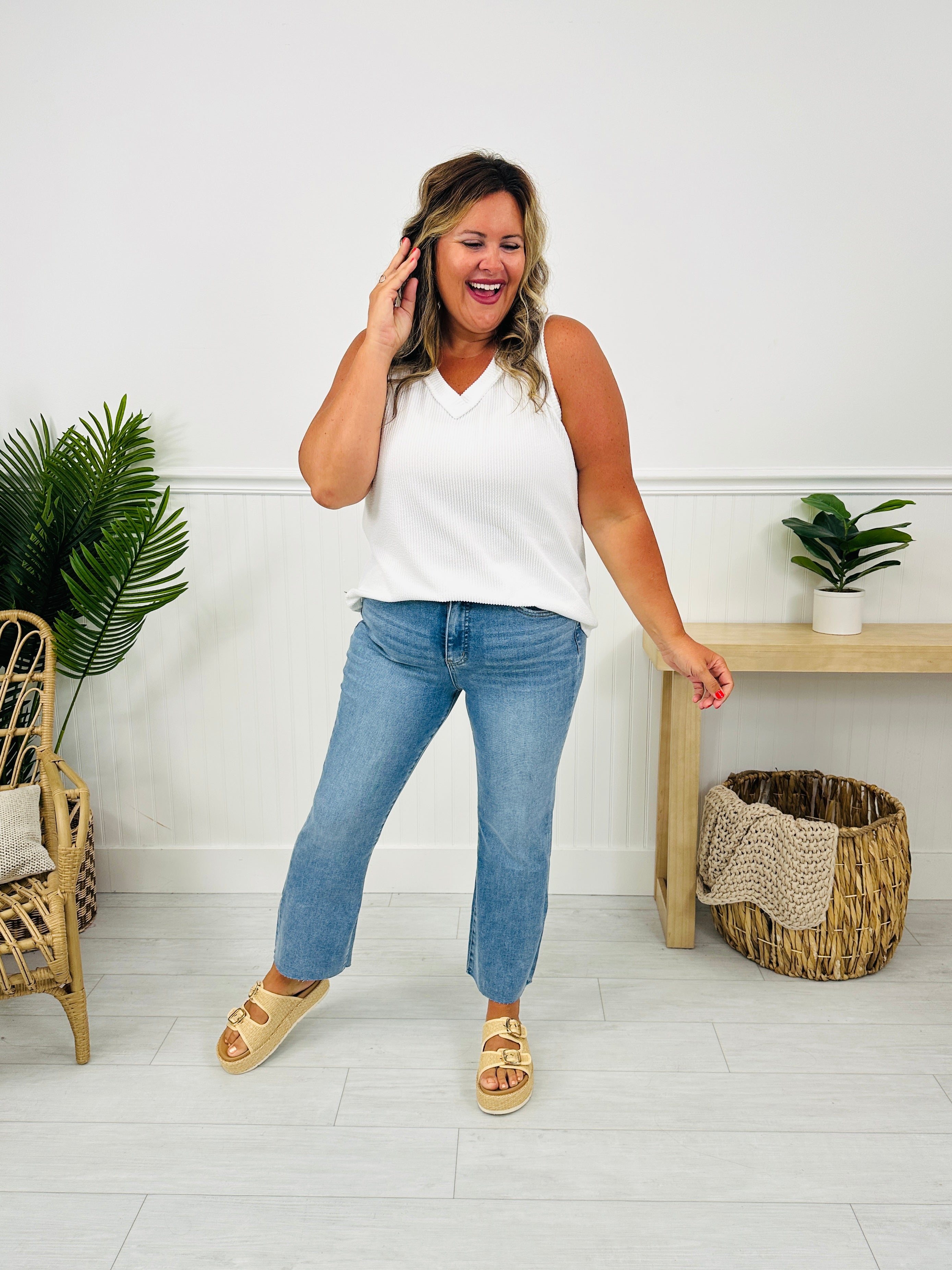 All I Need Tummy Control Butt Lifting Kick Flare Jeans