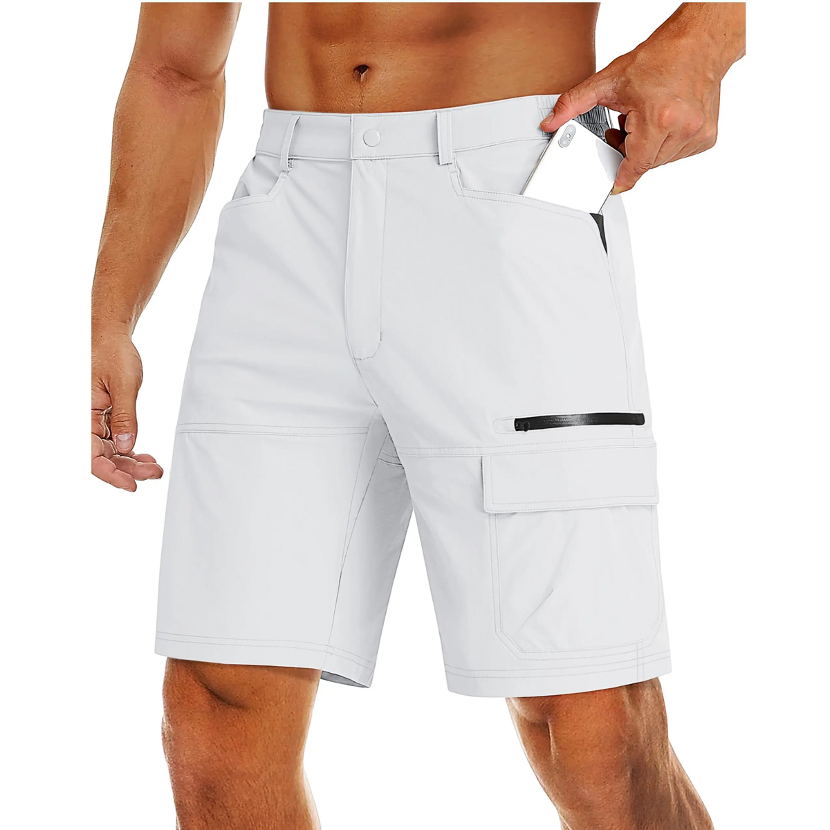 Men’s Quick-Dry Hiking Cargo Shorts