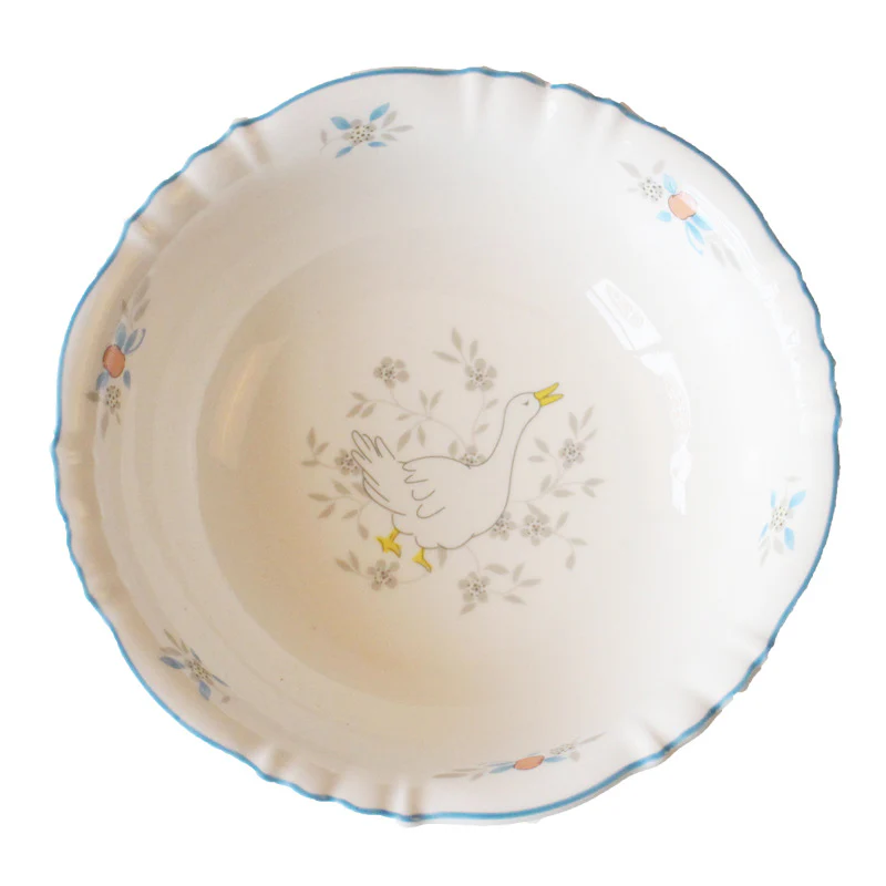 Vintage French Cygnet Dinnerware