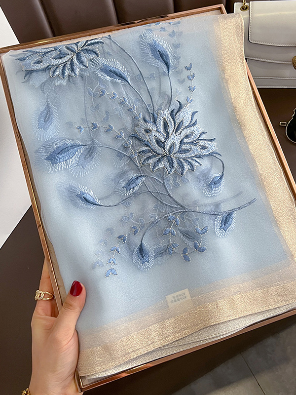 Embroidered Leisure Fashion Shawl&Scarf