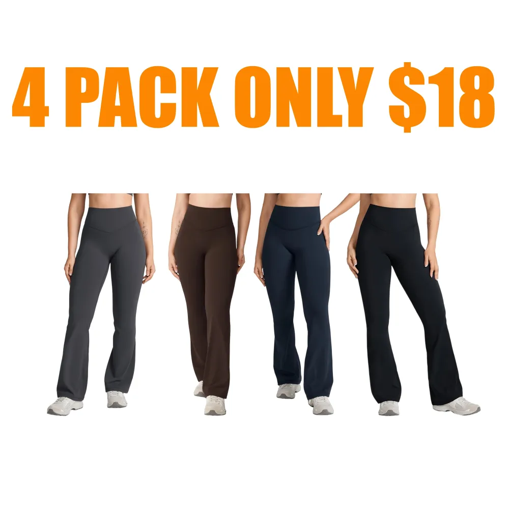 No Front Seam Flare Leggings