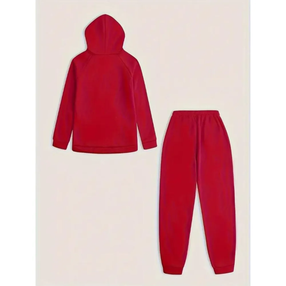 Women's Heart Print Raglan Sets