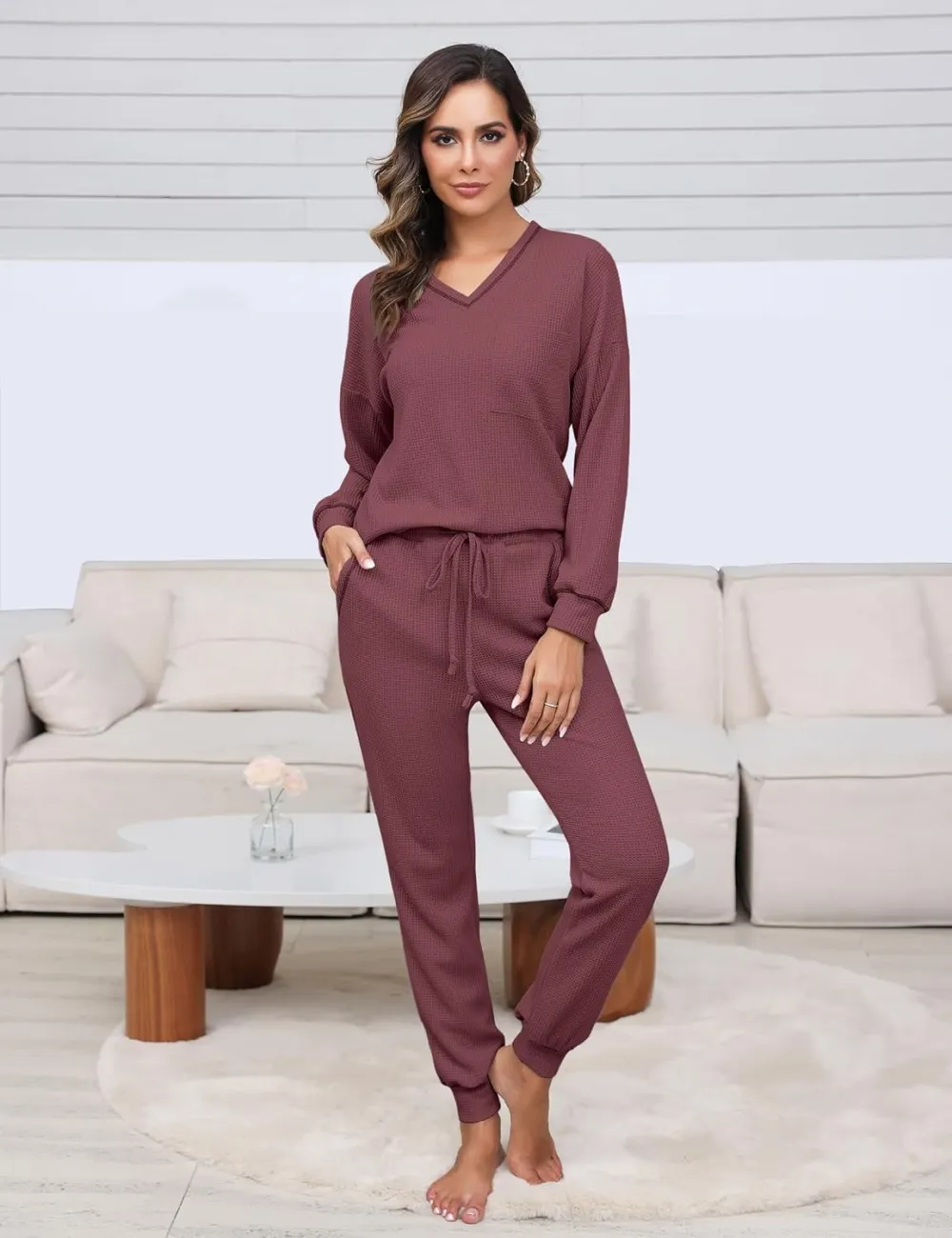 Womens Two Piece Outfits Lounge Sets