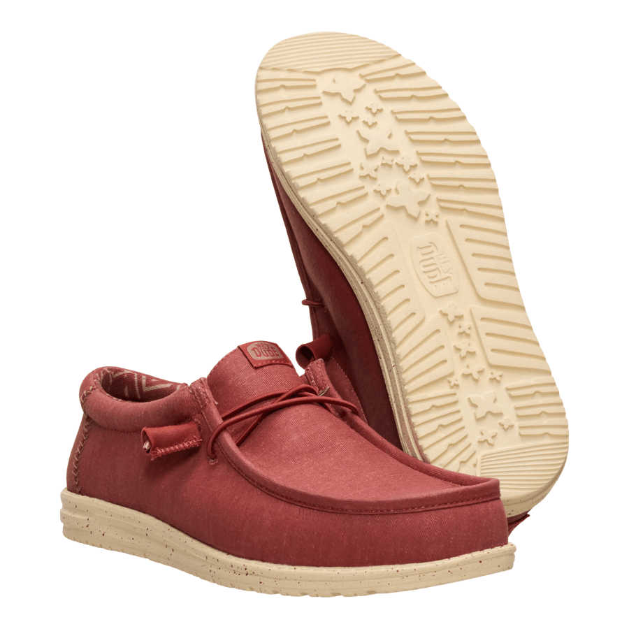 Wally Stretch Canvas - Burnt Red/Boulder Tan