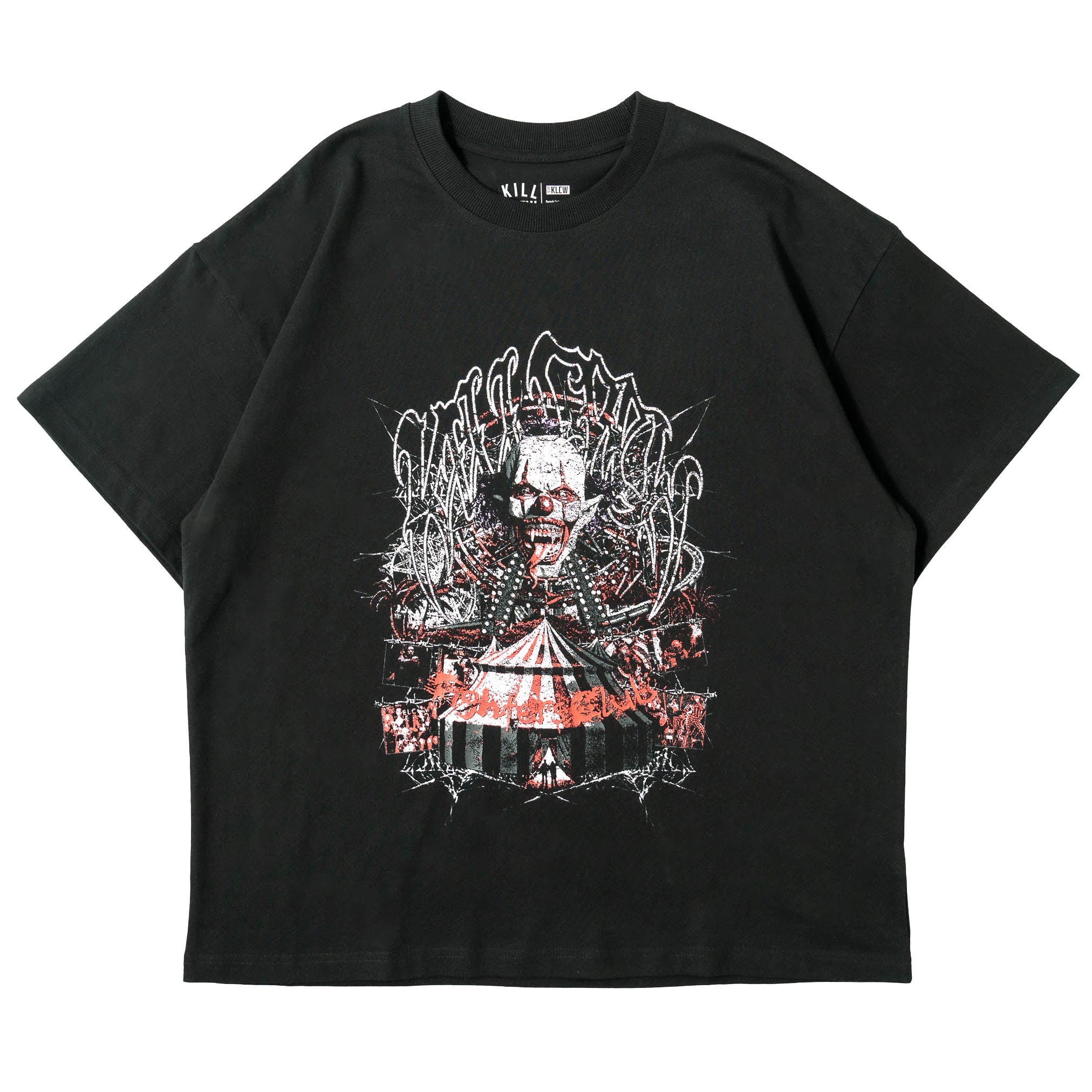 RELAXED FIT LUX CARNIVAL T-SHIRT - BLACK