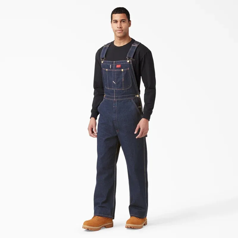 🛠️ Men’s Denim Bib Overalls — Adjustable & Work-Ready
