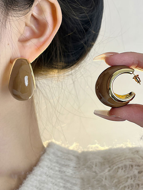 Geometric Drop Earrings