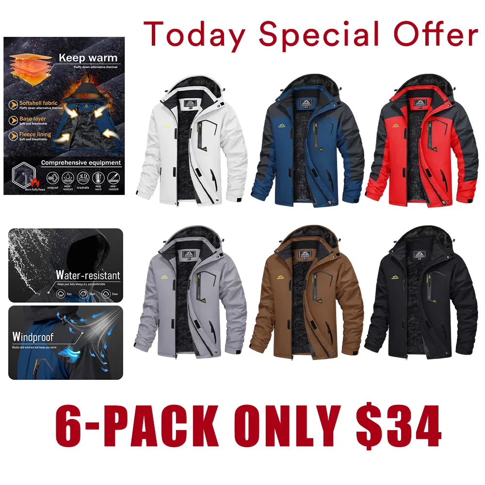 Men's Winter Waterproof Ski Jacket