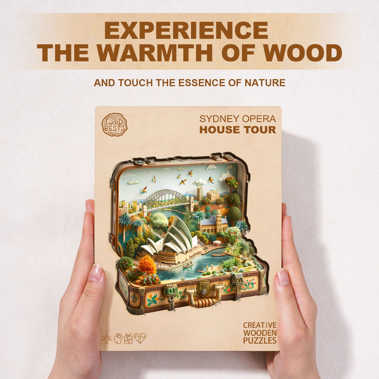 Sydney Opera House Tour Wooden Jigsaw Puzzle