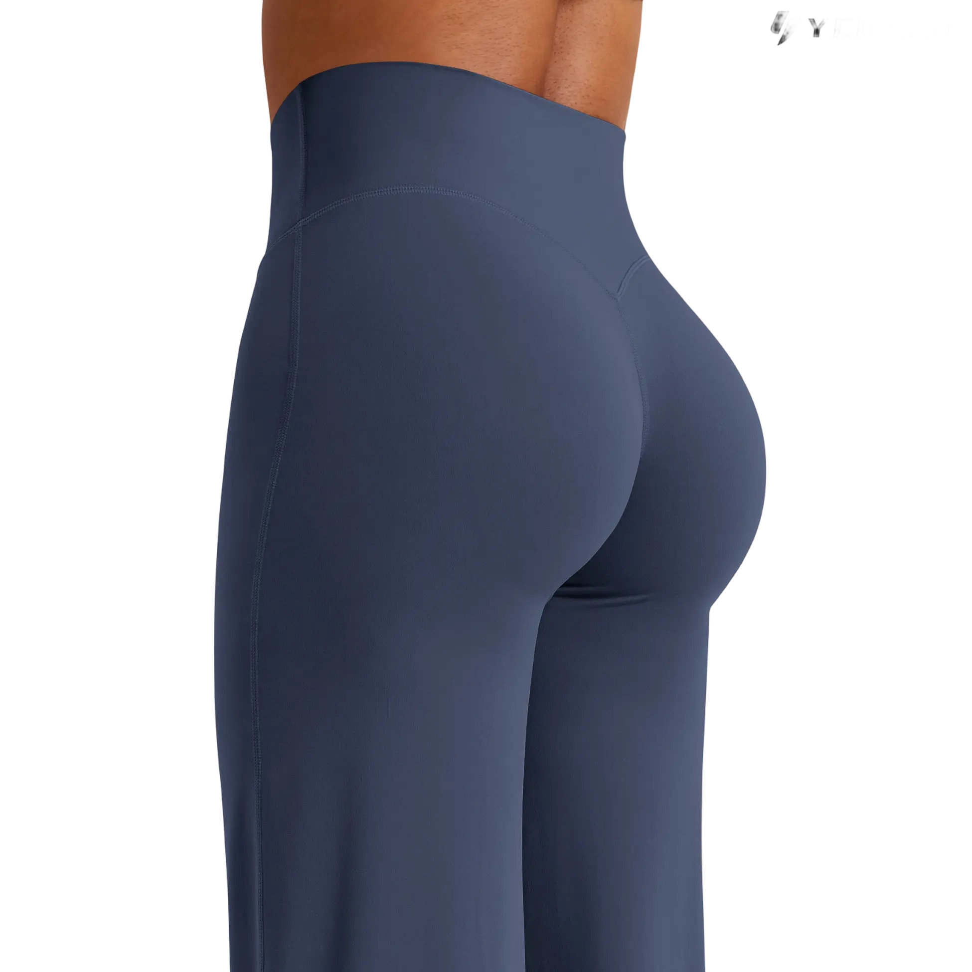 Leggings High-Waist Straight-Leg No Front Seam Buttery Soft Gym Yoga Pants