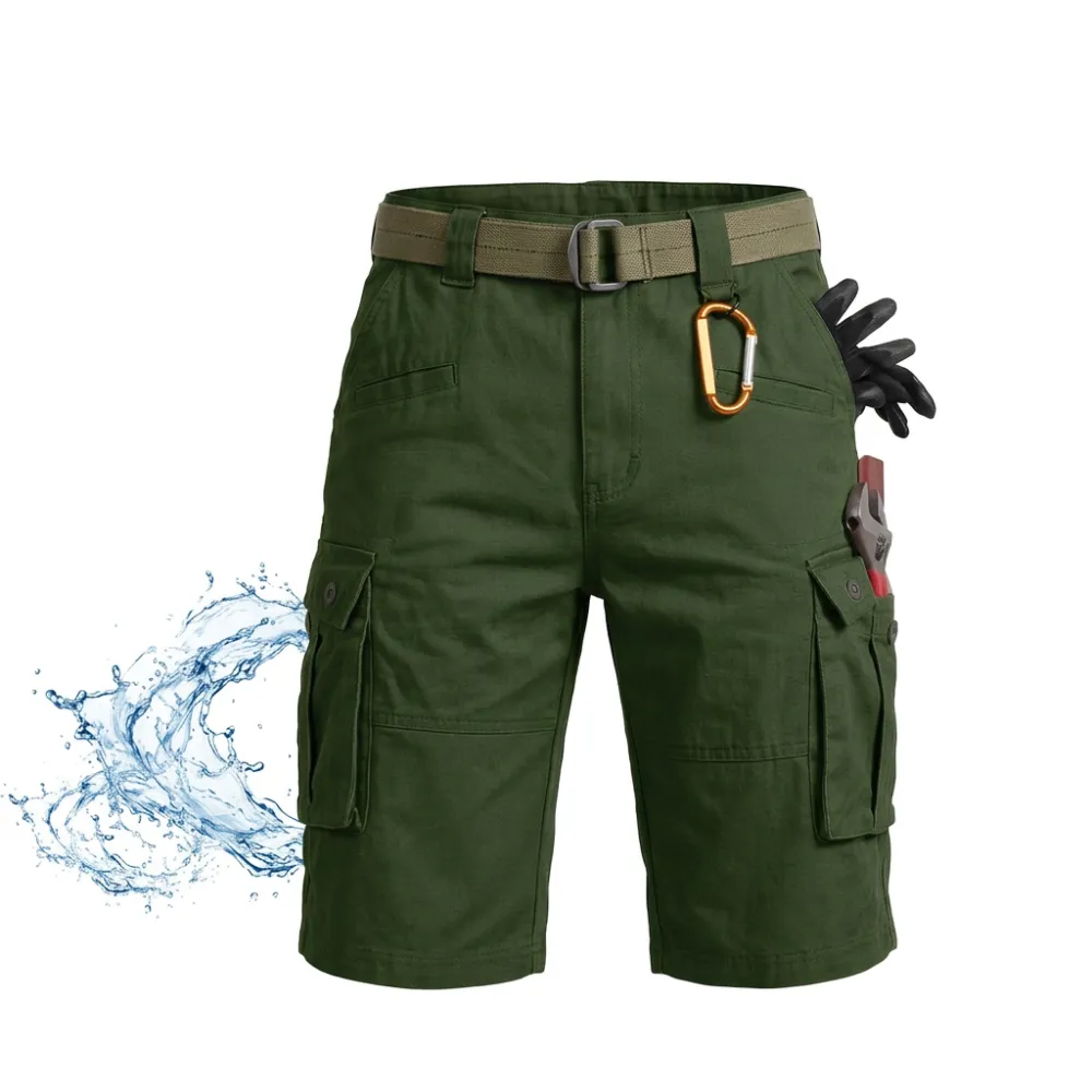 🥰LAST DAY 60% SALE 💥 Men Cargo Tactical Shorts & EDC Hiking Work Military Army Pants with 9 Pockets
