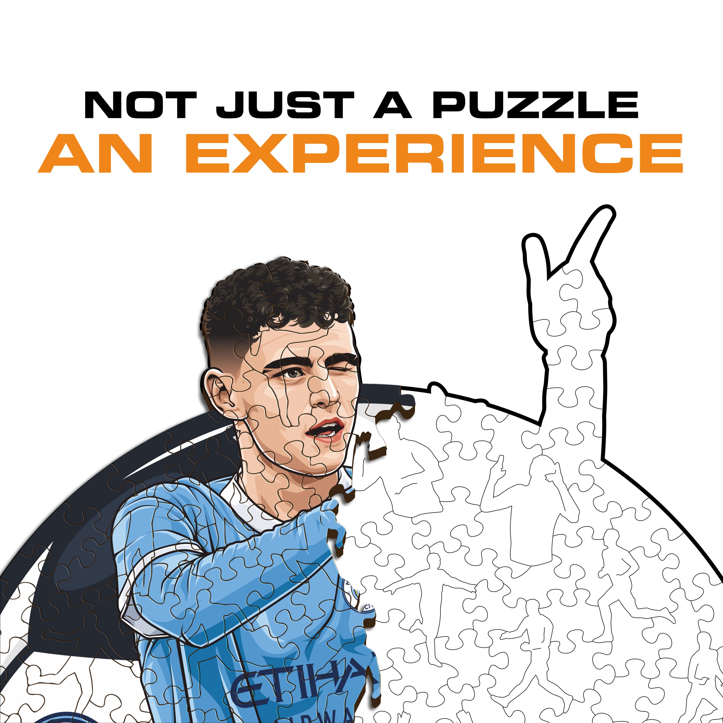 Phil Foden - Wooden Puzzle