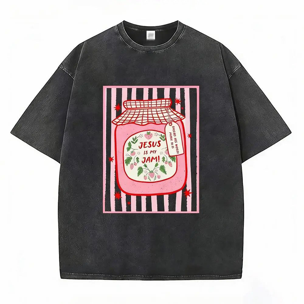 Unisex Jesus Is My Jam Graphic T-Shirt – Strawberry Jar Christian Tee
