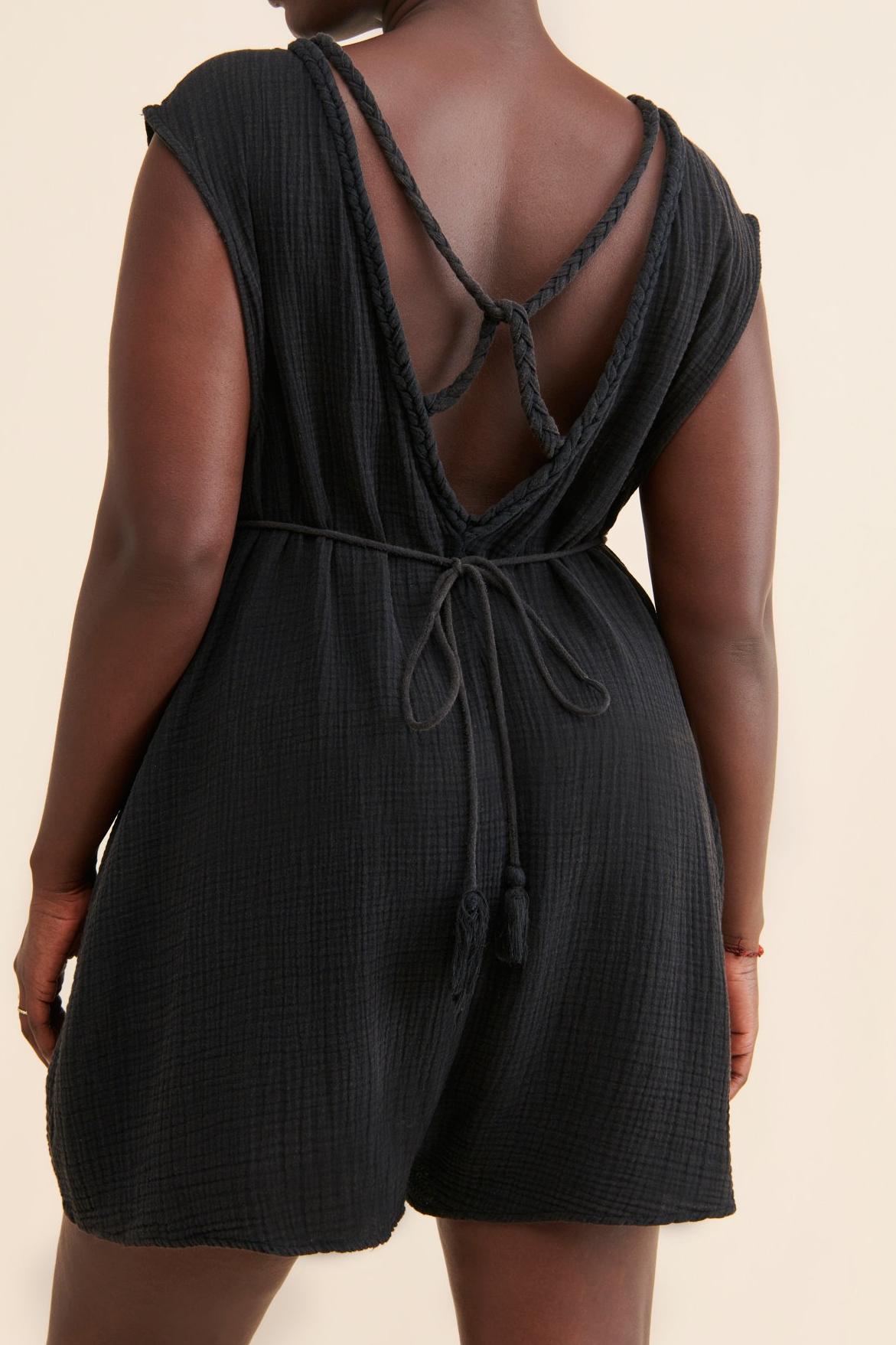 Strappy Braided Romper