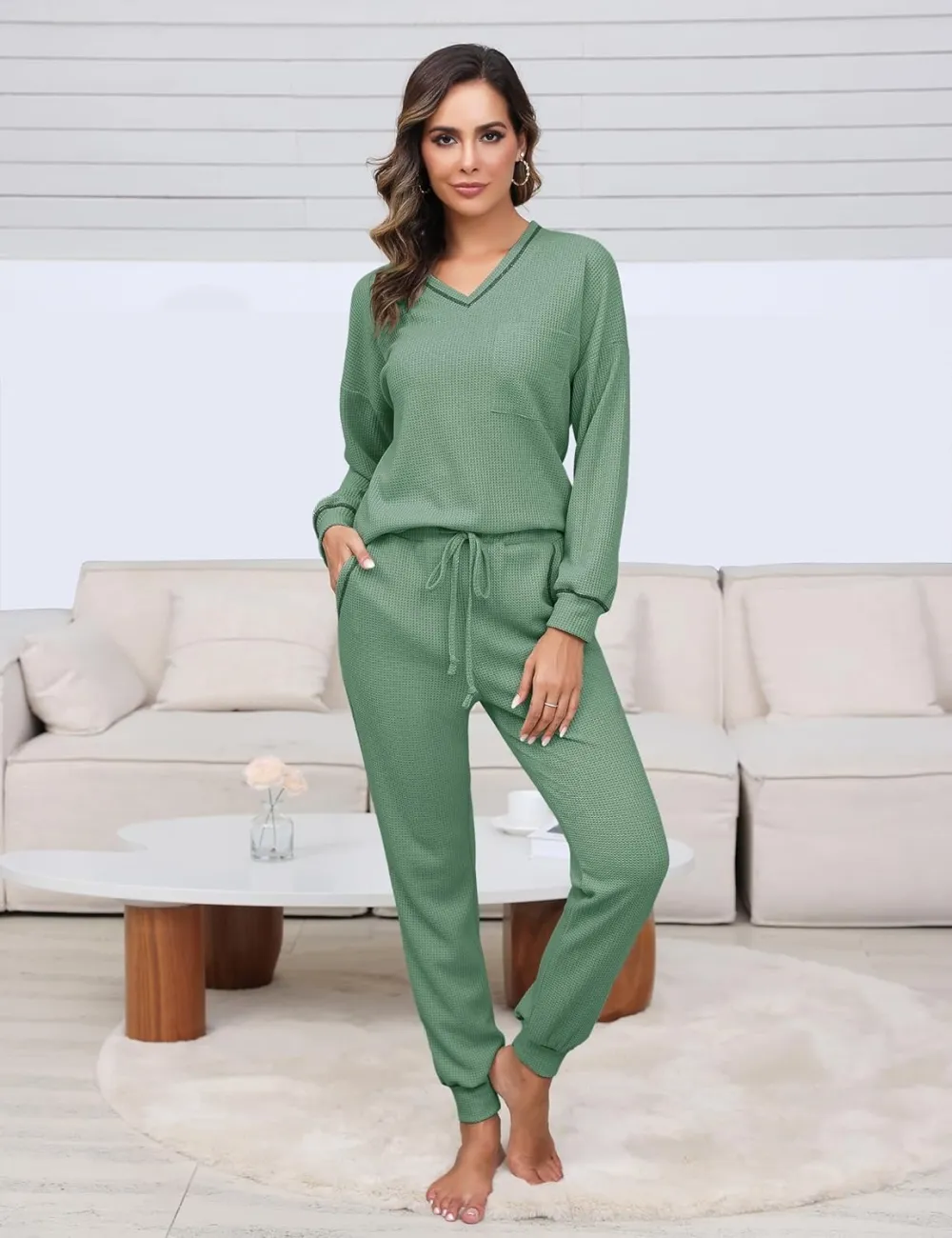 Womens Two Piece Outfits Lounge Sets