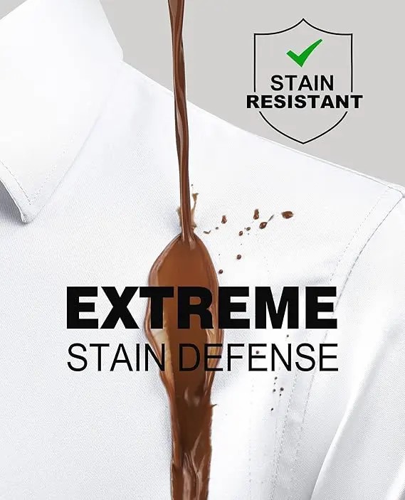 Men's 3-Pack Stain Shield Dress Shirts – Slim Fit Long Sleeve Button Down