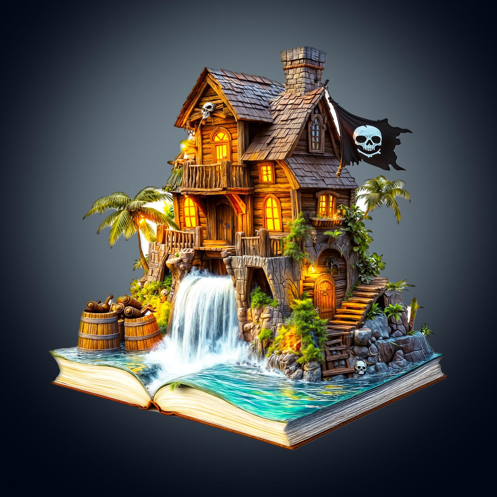 Pirate cabin-1 Wooden Jigsaw Puzzle