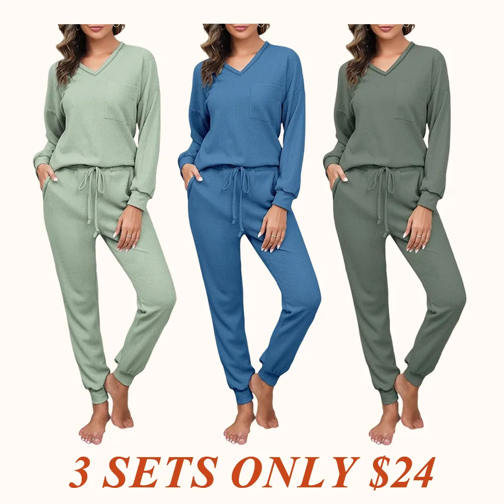 Womens Two Piece Outfits Lounge Sets