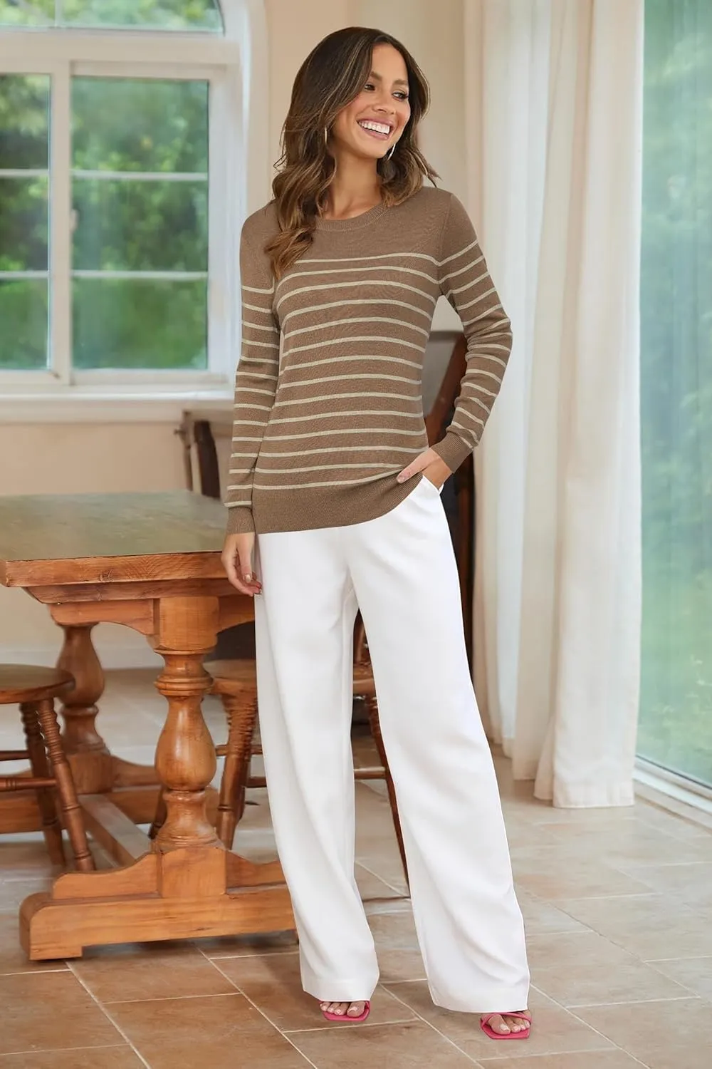 Women Fashion Wool Blend Sweater