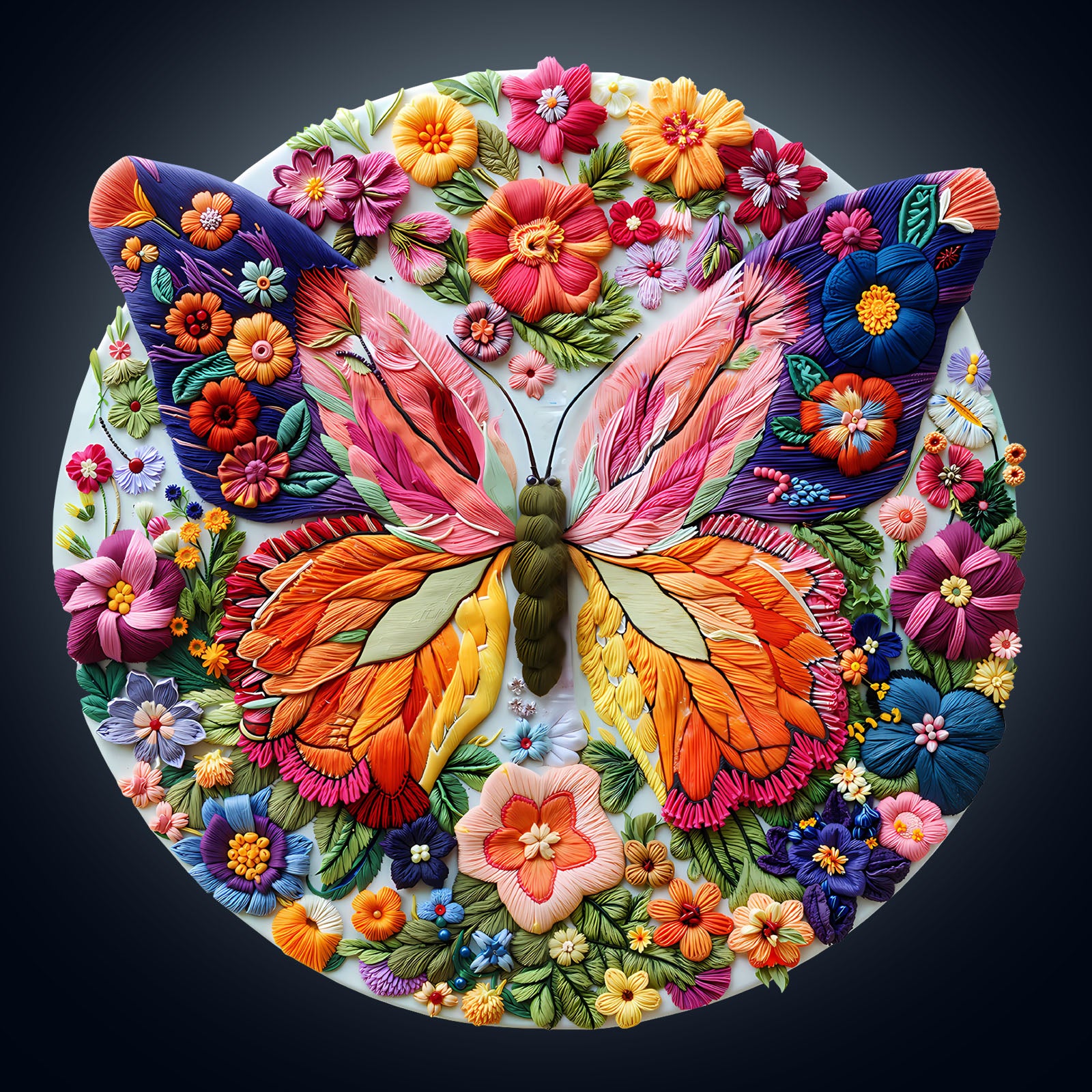 Woven Butterfly Wooden Jigsaw Puzzle