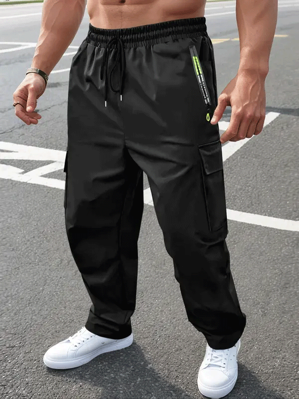 Men’s Casual Cargo Jogger Pants – Comfortable Sporty Trousers for Everyday Wear