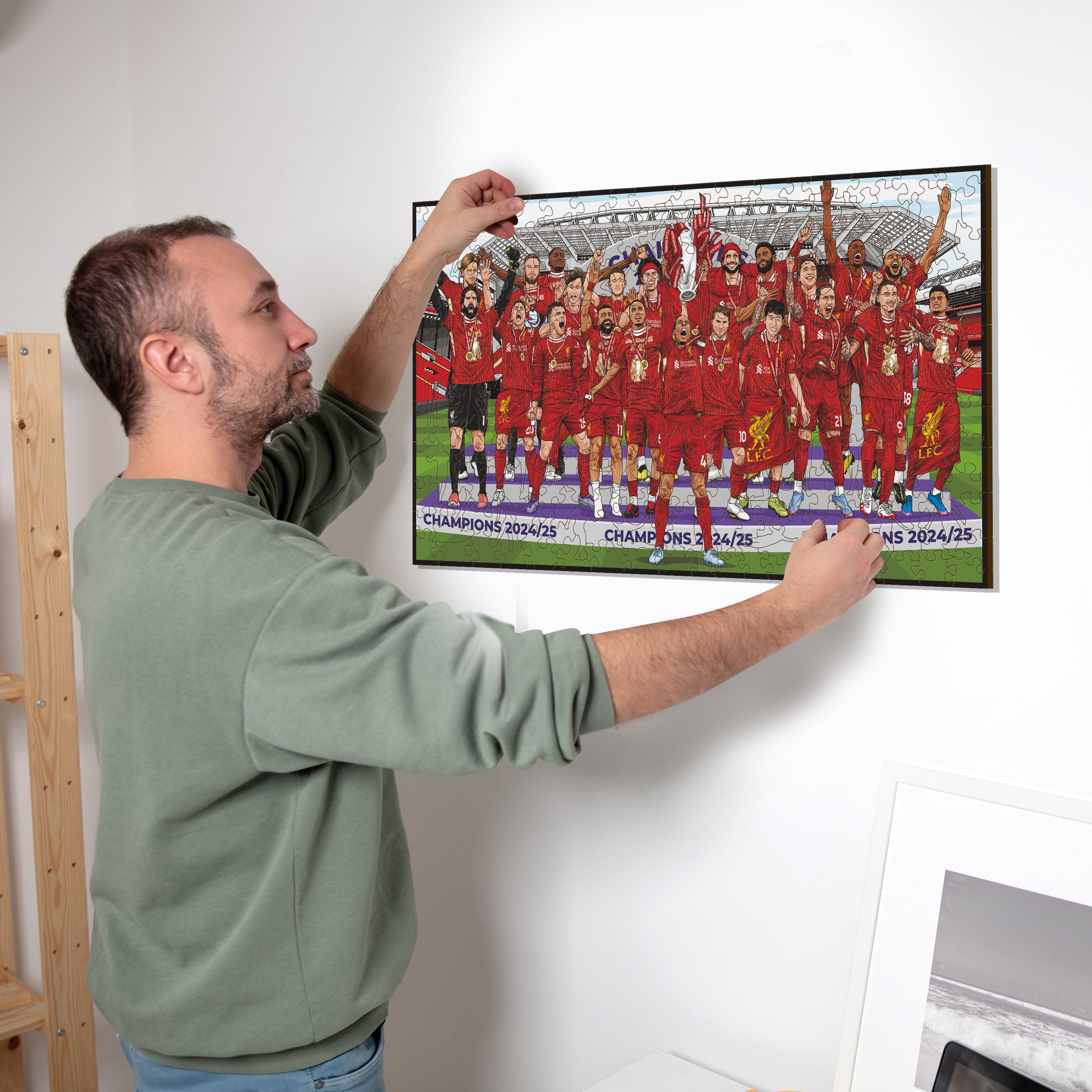 Liverpool FC® Premier League Champions 24/25 - Wooden Puzzle