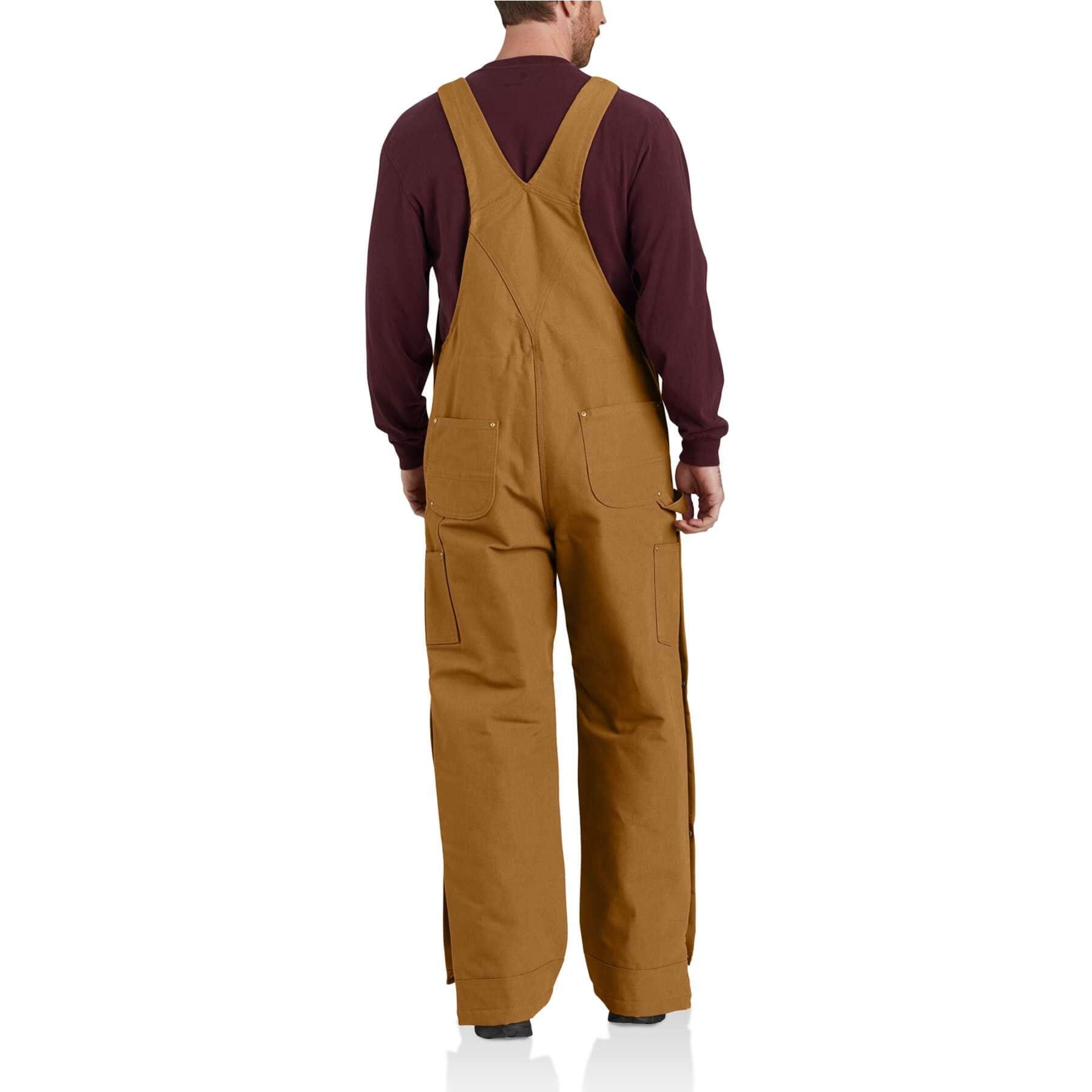 CHT Firm Duck Loose Fit Insulated Durable Canvas Bib Overalls 104393
