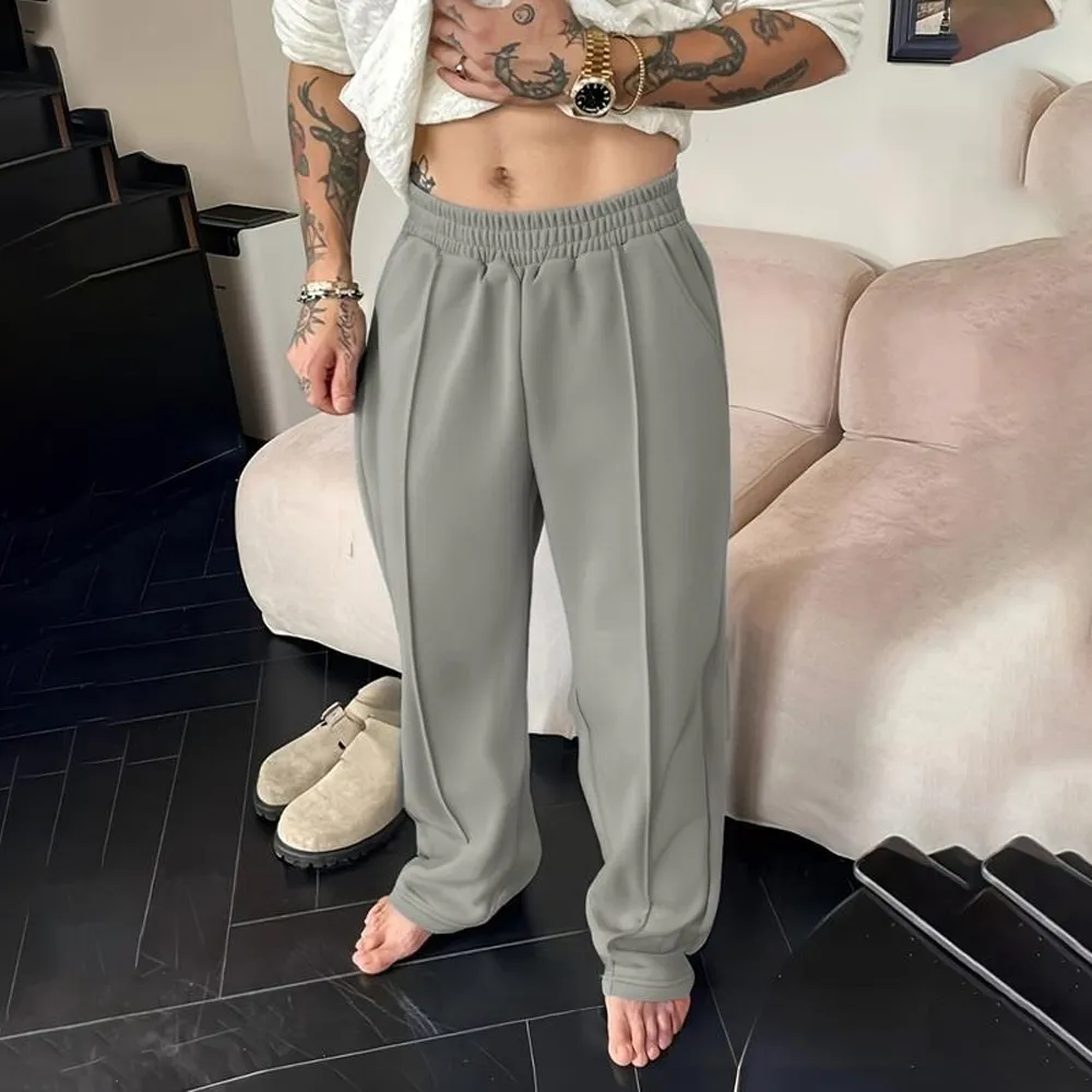 Men's and Women's Casual Street Style Joggers, High-Street Hip-Hop Design, Comfortable All-Season Pants for Daily Wear