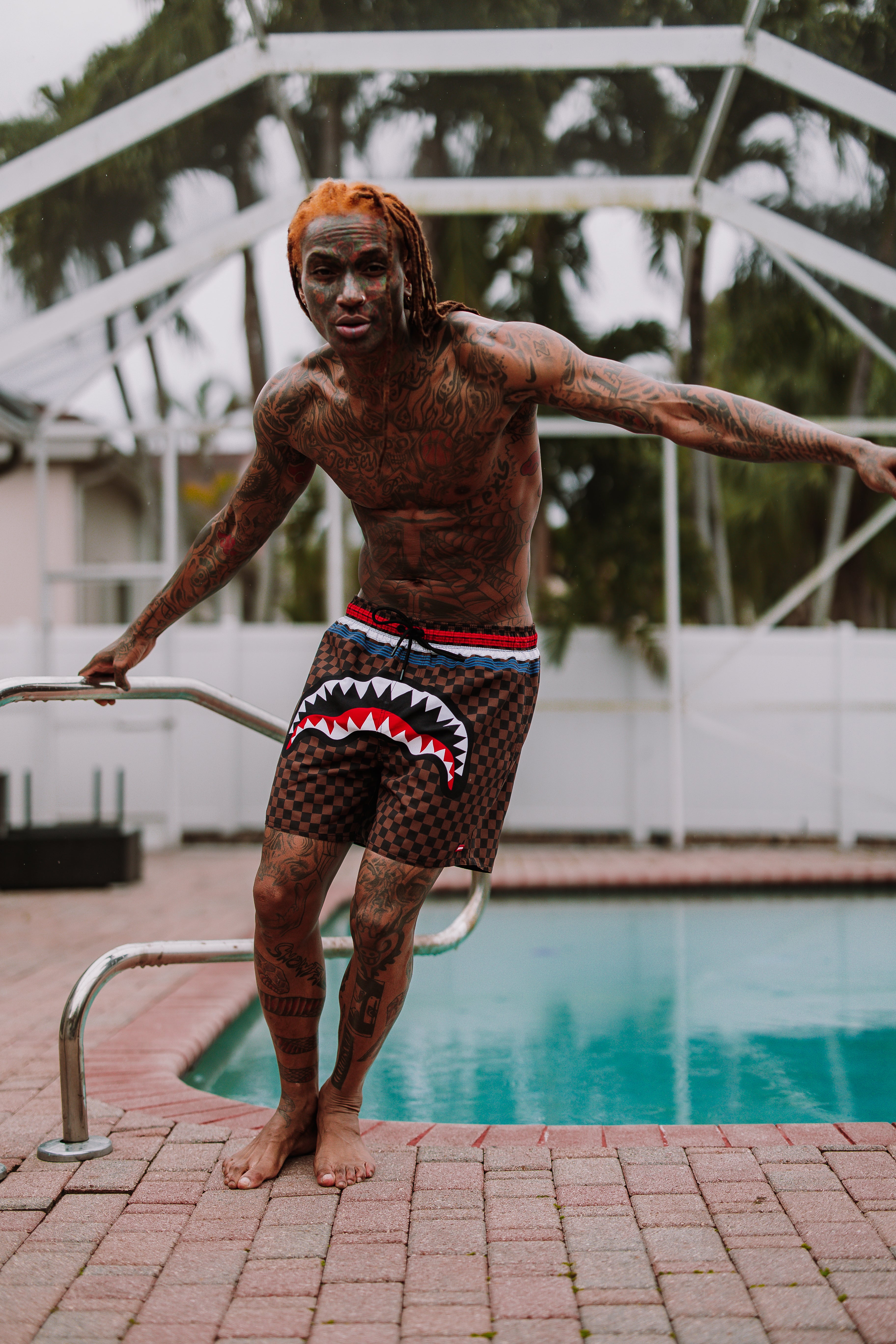 SHARKS IN PARIS GT SWIM SHORTS